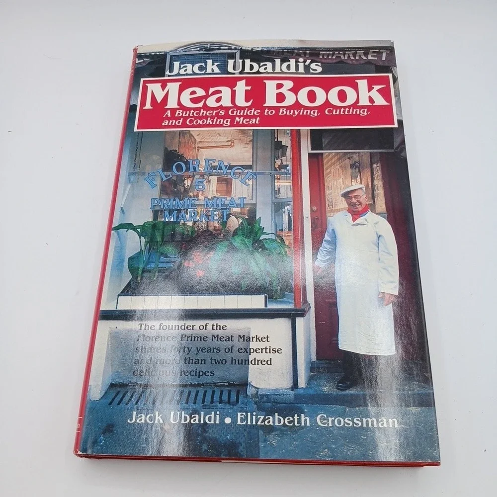 Jack Ubaldi's Meat Book A Butcher's Guide to Buying Cutting and Cooking Meat NOS